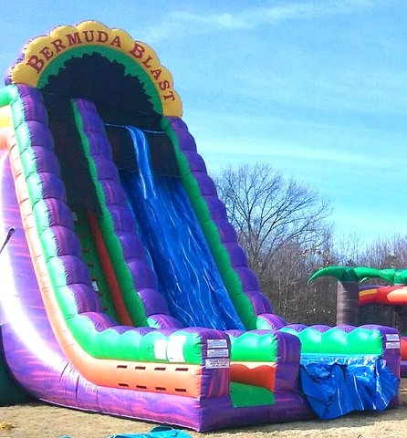 27 ft Bermuda Blast 2 Lane Slide 27 ft Bermuda Blast 2 Lane Slide